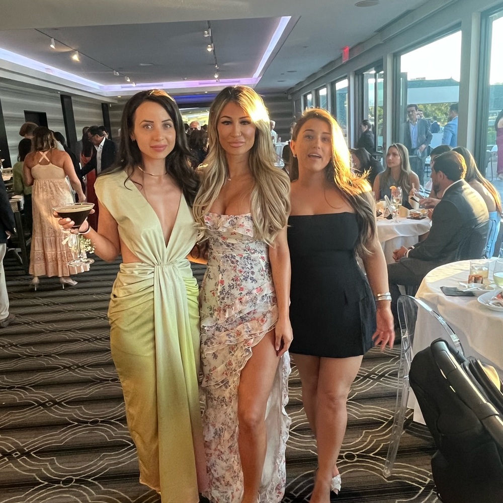 Floral Ruffle Maxi Dress with slit